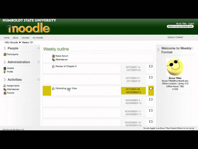 Moodle: Uploading a Single File