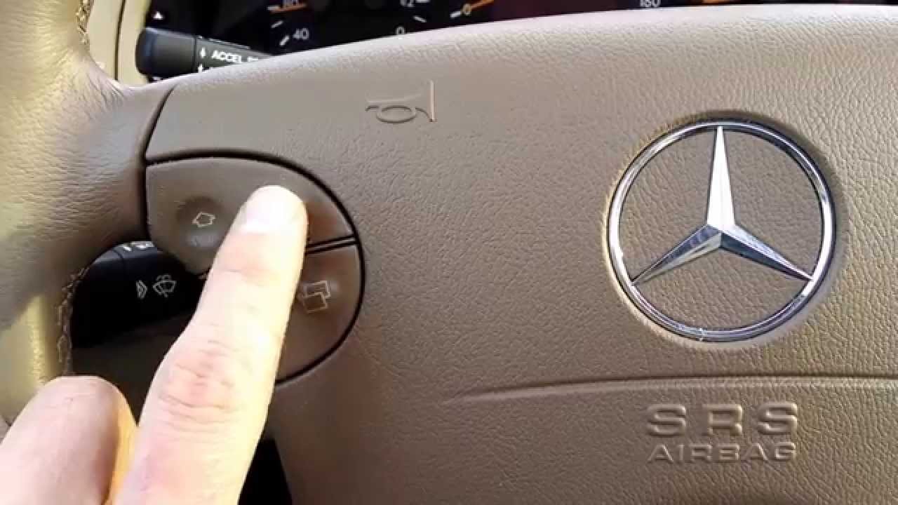 2000 Mercedes Benz E320 Steering Wheel Controls YouTube
