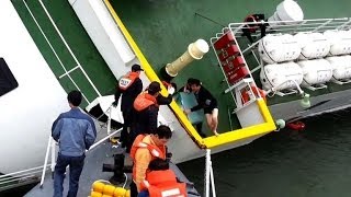 Ferry coréen: une vidéo montre le capitaine quittant le bateau