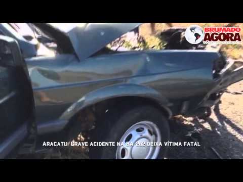 Aracatu: Grave acidente na BA-262 deixa vítima fatal