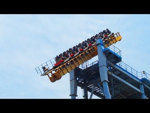 Gravity Max OMFG Tilt Roller Coaster POV Seriously Messed Up AWESOME...