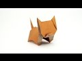 Origami Neko (cat) (jo Nakashima) - Remake - Youtube