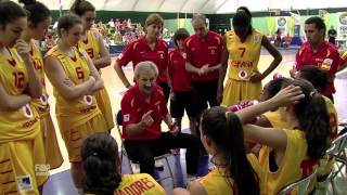 U16 Women 2013 SF Highlights Spain-Hungary