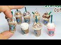 Starbucks Coffee (LID) polymer clay tutorial / Café de Starbucks de arcilla polimérica