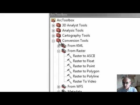 GLG410 Convert raster to point shapefile - YouTube