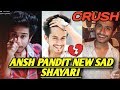 Ansh pandit tiktok shayari  Ansh pandit new sad shayari  crush shayari