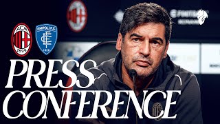 Coach Fonseca's press conference ahead of #MilanEmpoli