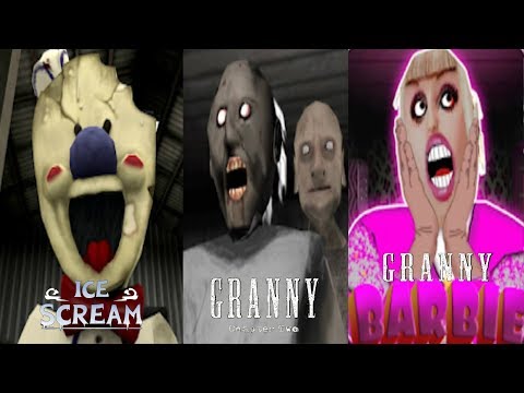 Ice Scream VS Granny Chapter Two VS Barbie Granny Funny Experiment Moments Horror Gameplay