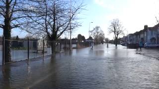 Abingdon Road - 7th January 2014 - Flooding