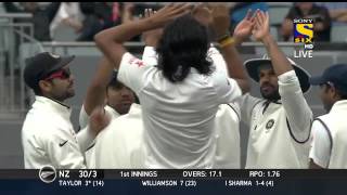 Incredible Catches by Indian Feilders | India vs New zealand 2014 1st Test Highlights