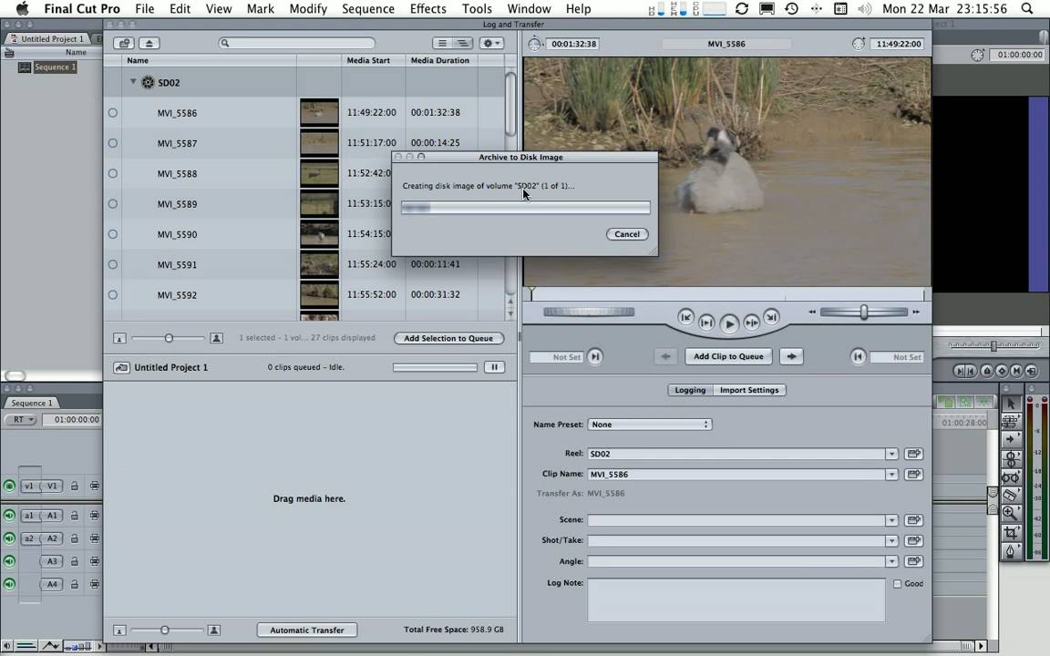 Canon 7D Final cut pro EOS plugin Ingest Workflow Part 2 - YouTube