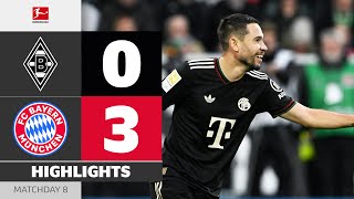 8 Out Of 8! Bayern Wins Again! | BORUSSIA M’GLADBACH — FC BAYERN | Highlights | MD 8 – Bundesliga