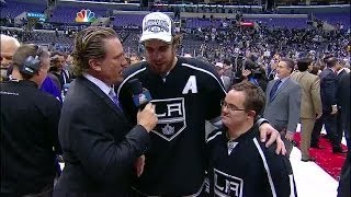 Anze Kopitar and Chris Sutter Postgame Interview