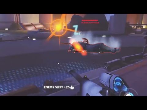 Overwatch Funny Moments 33 - When The Sleep Dart Timing Is PERFECT