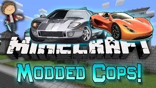 Minecraft: Modded Cops n' Robbers! w/Mitch & Friends - Car Mod!