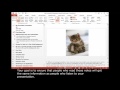 YouTube Video: PowerPoint: Adding Tables, Charts, Images and Shapes