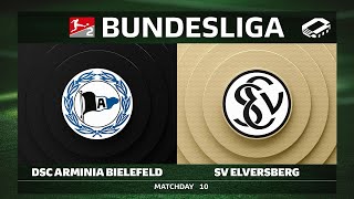 DSC Arminia Bielefeld vs. SV Elversberg | Matchday 10 — Bundesliga 2 2025/26