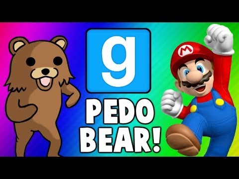 Gmod Escape PedoBear - Super Mario Tryout Frustration (Garry's Mod Funny Moments & Fails)