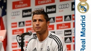 Cristiano Ronaldo: "Estoy muy feliz aquí. Ahora sólo quiero entrenar y prepararme bien"