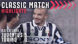 Juventus 5-0 Torino | Gianluca Vialli Scores Hat-Trick In Dominant Derby | Classic Match Highlights