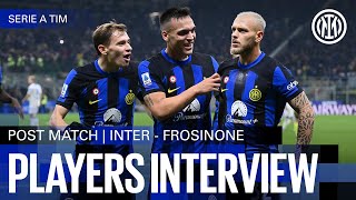 DIMARCO AND MKHITARYAN | INTER 2-0 FROSINONE PLAYERS INTERVIEW 🎙️⚫🔵??