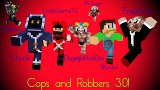 Minecraft: Cops and Robbers ft. DagelijksHaaDee, Chunkr, Wizz3rd, EnzoKnol, Phyreau en Wertyuipo