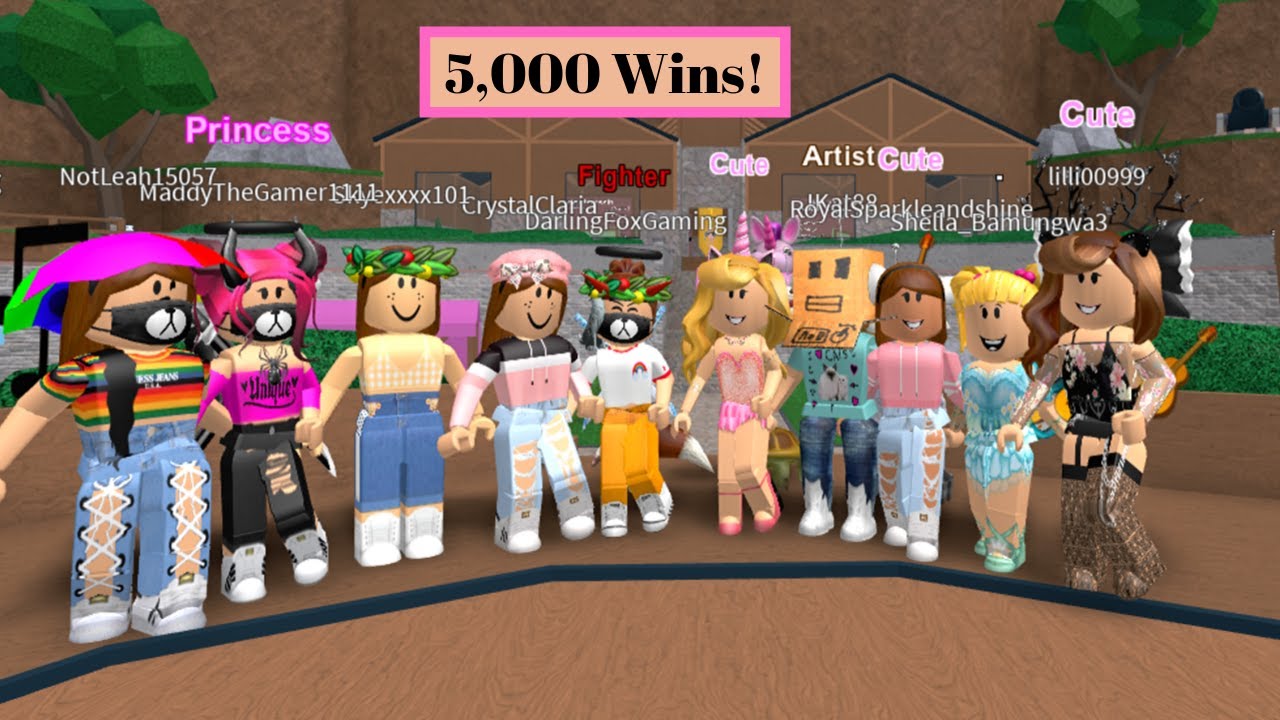 Reaching 5 000 Wins Epic Minigames Roblox
