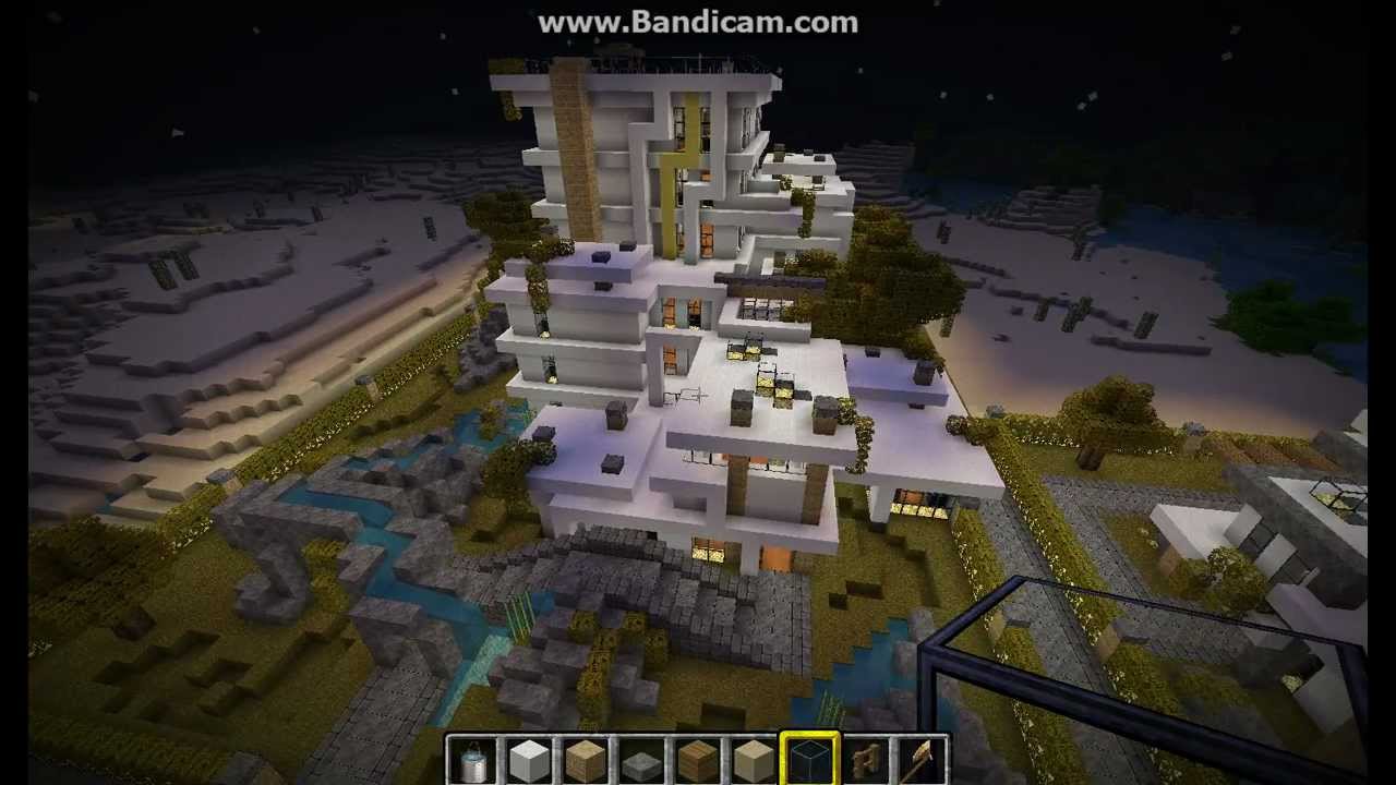 Minecraft Modern Hotel Finished - YouTube