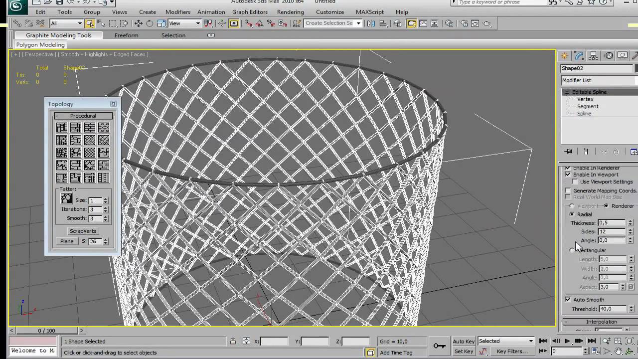 3ds max studio wall