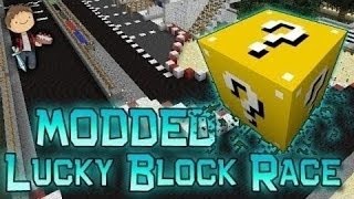 Minecraft: Lucky Block Race 5 FINALE! Modded Mini-Game w/Mitch & Friends!