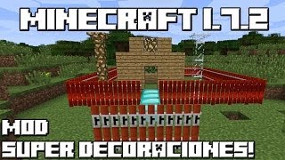 Minecraft 1.7.2 MOD SUPER DECORACIONES!