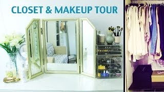 UPDATED CLOSET & MAKEUP ROOM TOUR