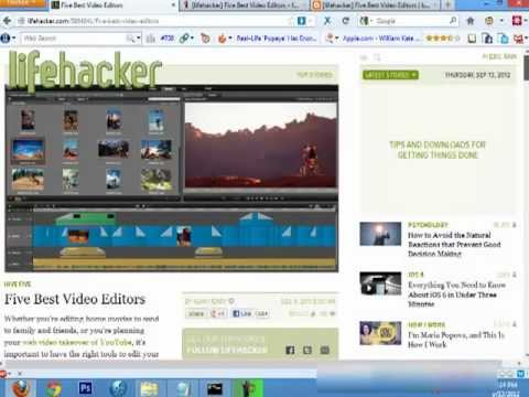 lifehacker - Top 5 best video editors - YouTube