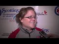 2011 Scotties Tournament of Hearts Draw 7 Media Scrum