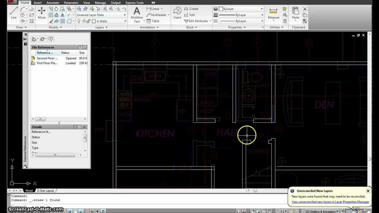 Autocad Tutorial- 16 Second Floor Plan.mp4 - YouTube