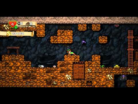 Some highlights (mostly lowlights) from tonight's Spelunky-ing.