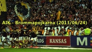 AIK - Brommapojkarna 4-0 (2013-06-24)