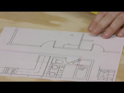 How to Draw Plumbing Lines on a Floor Plan : Plumbing Repairs - YouTube
