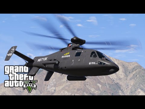 GTA V S-97 Raider helicopter (MOD)