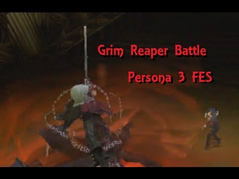 Persona 3 FES - Grim Reaper Battle (CHEATS) - YouTube