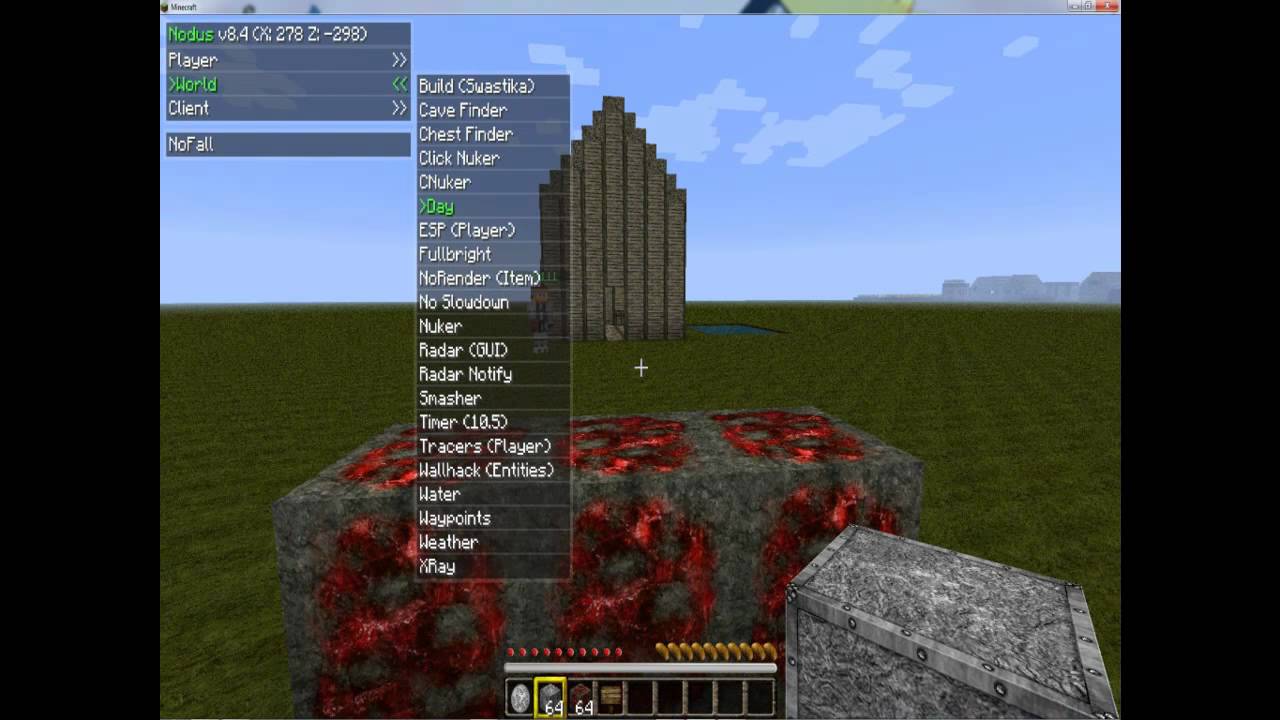 Minecraft Tutorial Nodus Client German Deutsch - YouTube