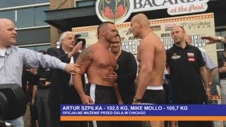 Artur Szpilka - Mike Mollo 2: Oficjalne ważenie