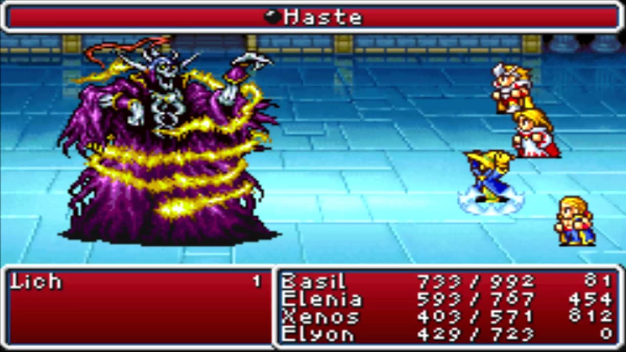 FINAL FANTASY 6 GBA CHEATS