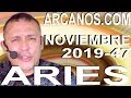 Video Horscopo Semanal ARIES  del 17 al 23 Noviembre 2019 (Semana 2019-47) (Lectura del Tarot)