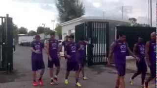 VIDEO VIOLANEWS Squadra verso lo Stadio