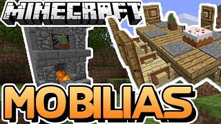 MINECRAFT MOBILIAS : Mesa de Janta, Piano ! - EP.9 : ( SEM MODS )