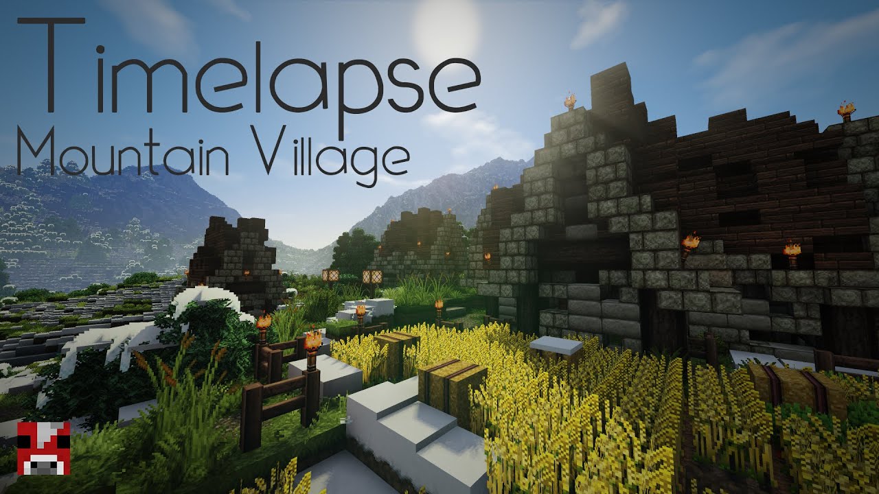 Minecraft Timelapse Christmas Village (FREE DOWNLOAD! 