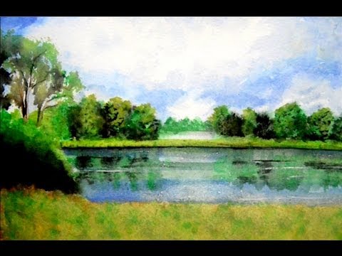 Paisajes pintados con tempera - Imagui