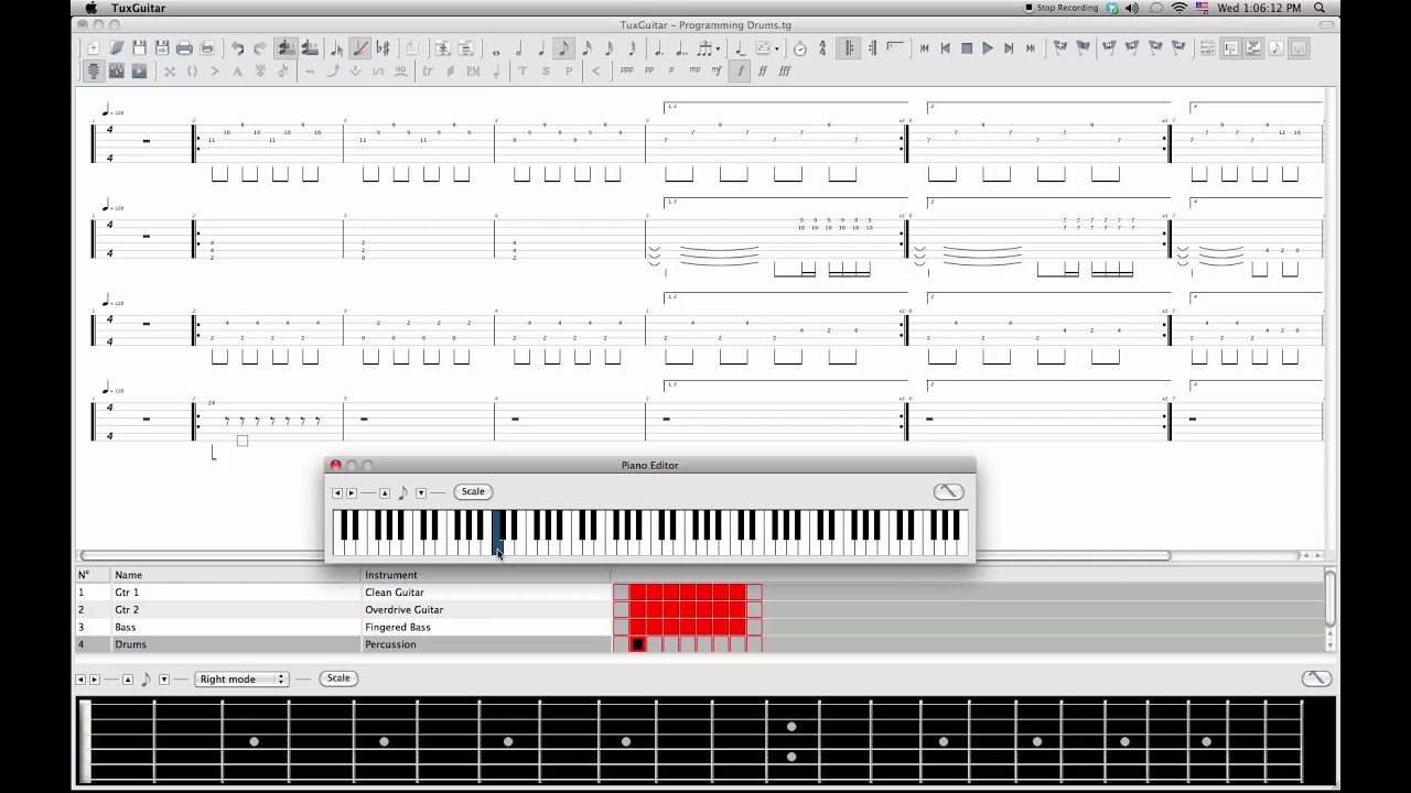 An EASIER Way to Program Drums in Tux Guitar and Guitar Pro - YouTube