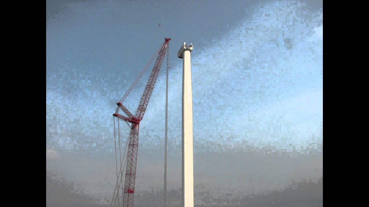 Lincoln Electric Wind Tower Build Timelapse - YouTube